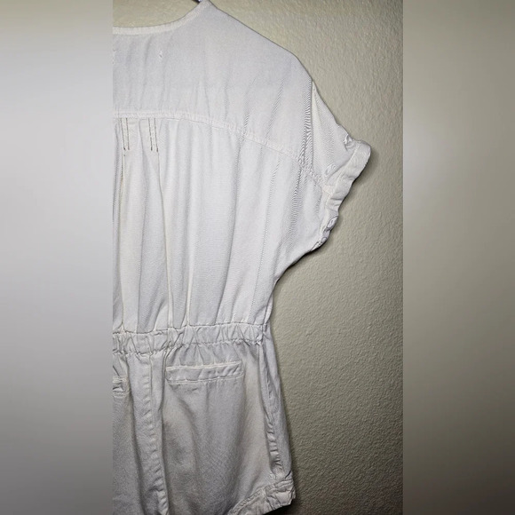 Zara White and Brown Jumpsuit with Relaxed Fit - Picture 10 of 12